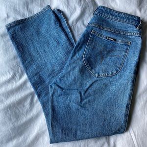 Rollas - Original High Rise Straight Leg Jean (Size 30)